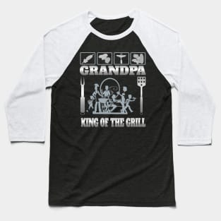 Grandfather Granddad  Dad Grill Shirt Grandpa Grilling Gifts Shirt Baseball T-Shirt